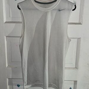 2 Pack! White and black Nike Dri-Fit Tank Tops